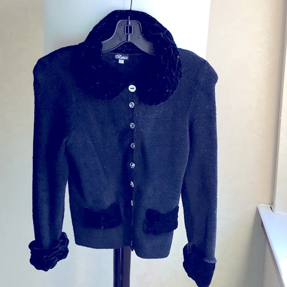 Black Stylized Sweater - Picture 1 of 6